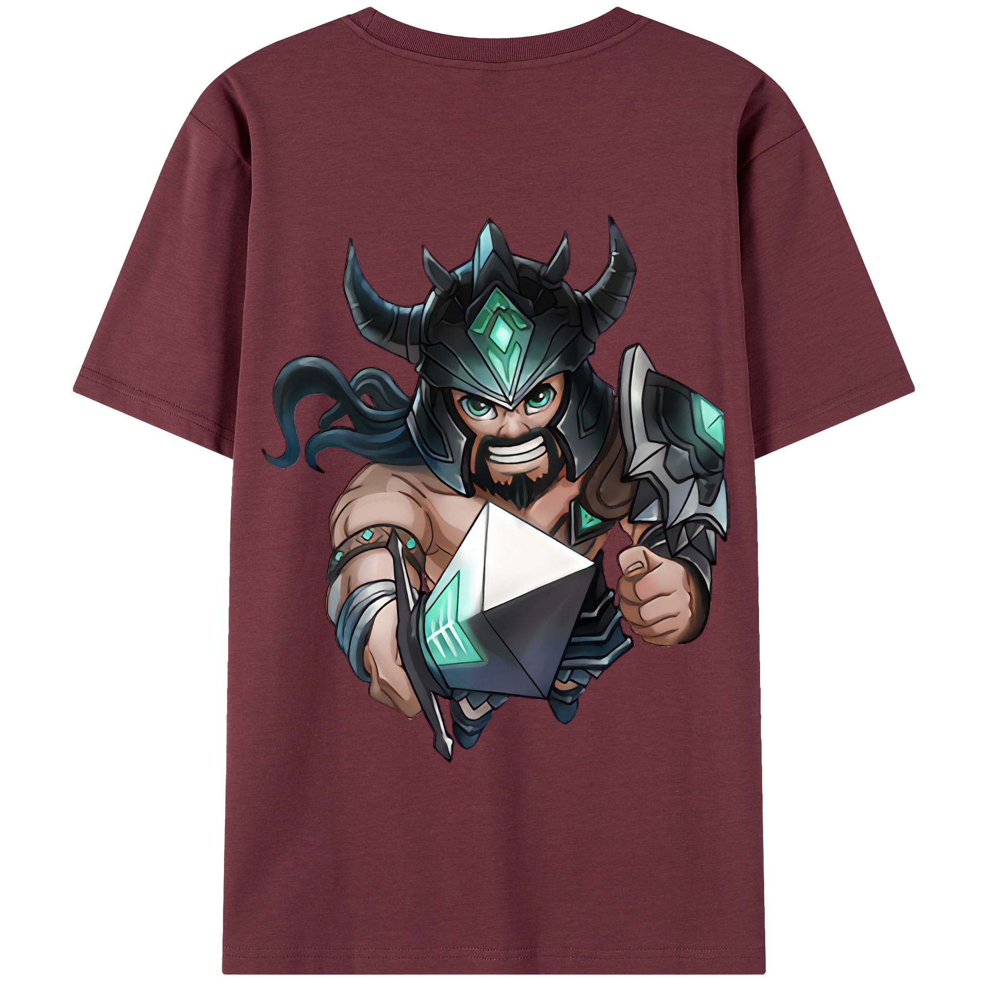 リーグ・オブ・レジェンド League of Legends LOL 綿100％半袖Tシャツ（背面プリント）